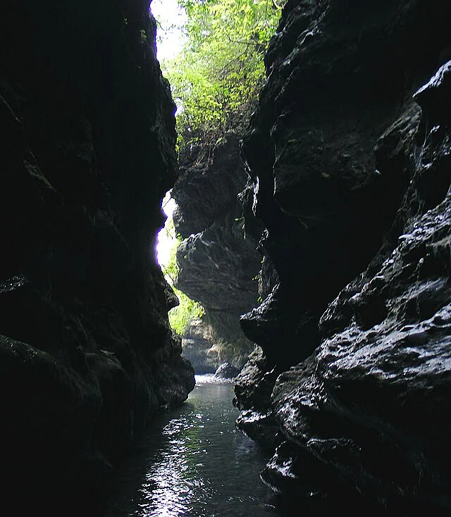 A view inside Robbers Cave