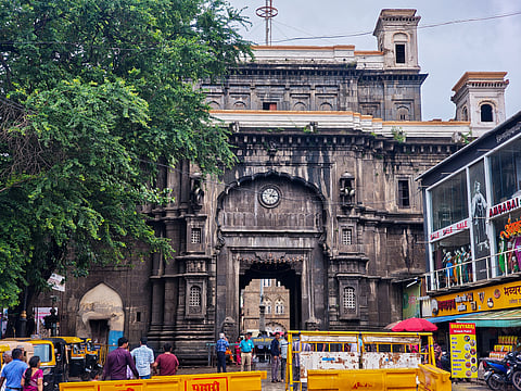 Outisde Mahalaxmi- Jotiba temple, Kolhapur