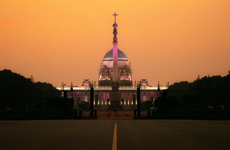 Rashtrapati Bhavan on Raisina Hill, New Delhi