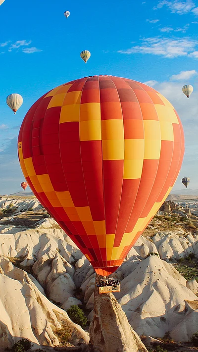Unsplash : Cappadocia Hot Air Balloon Festival, Turkey