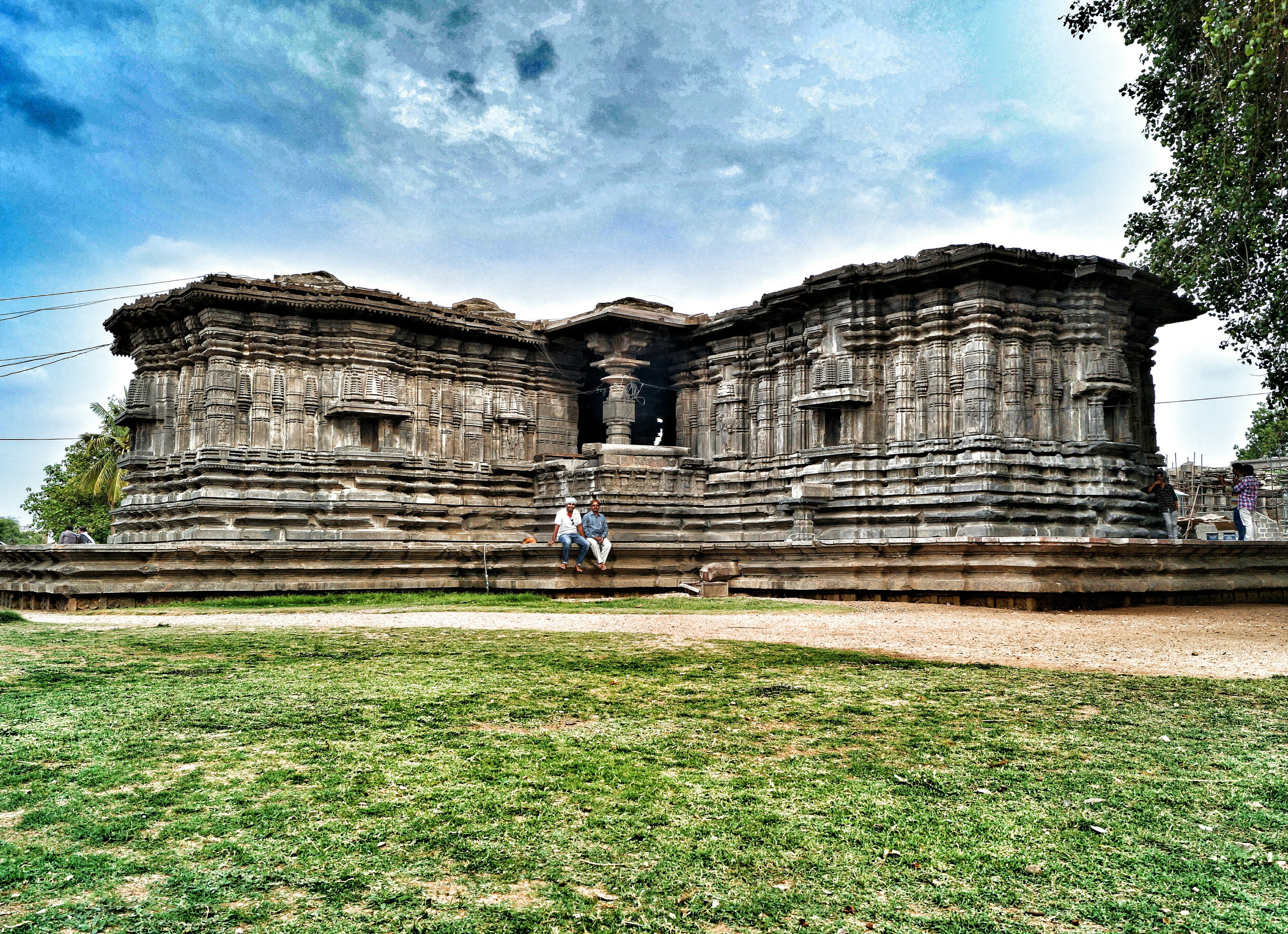 A shot of the Thousand Pillar Temple