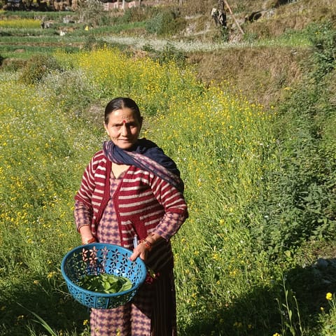 The kind soul in the mountains