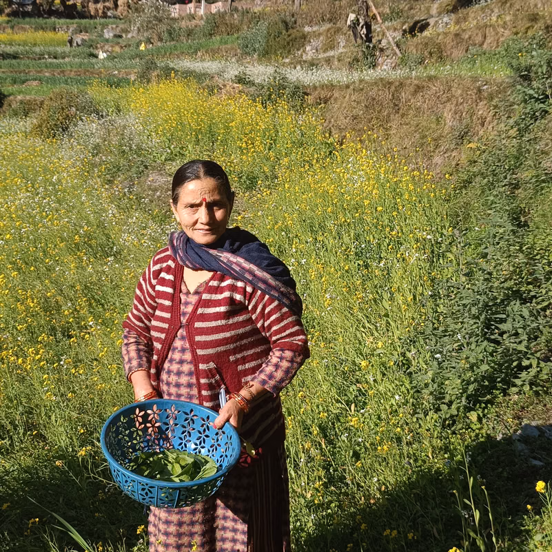 The kind soul in the mountains