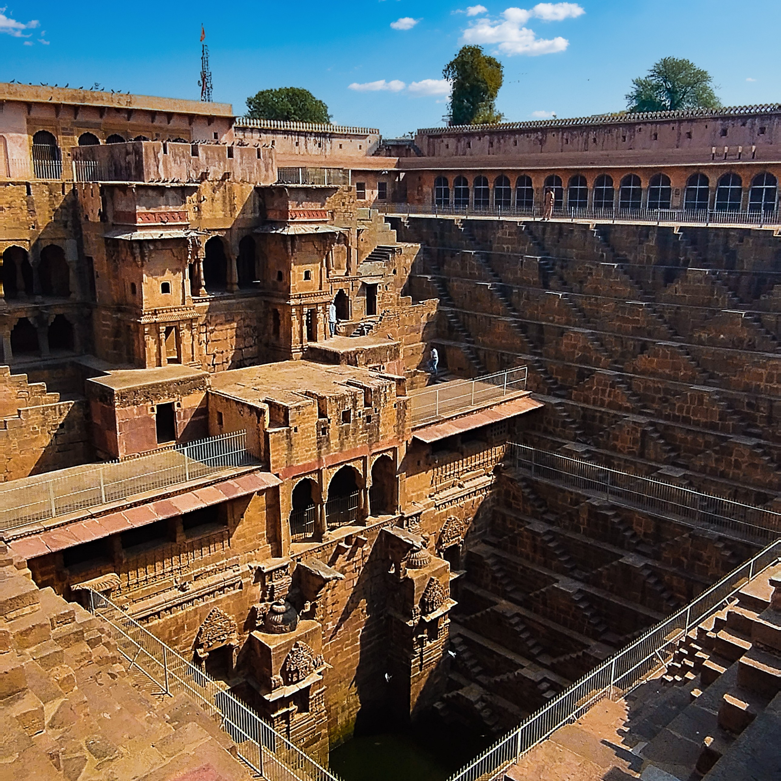 Chand Baori is a brilliant example of stepwell architecture