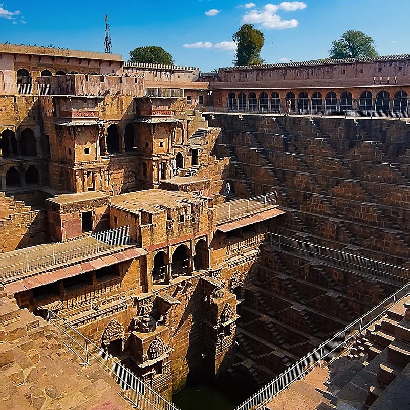 Chand Baori is a brilliant example of stepwell architecture