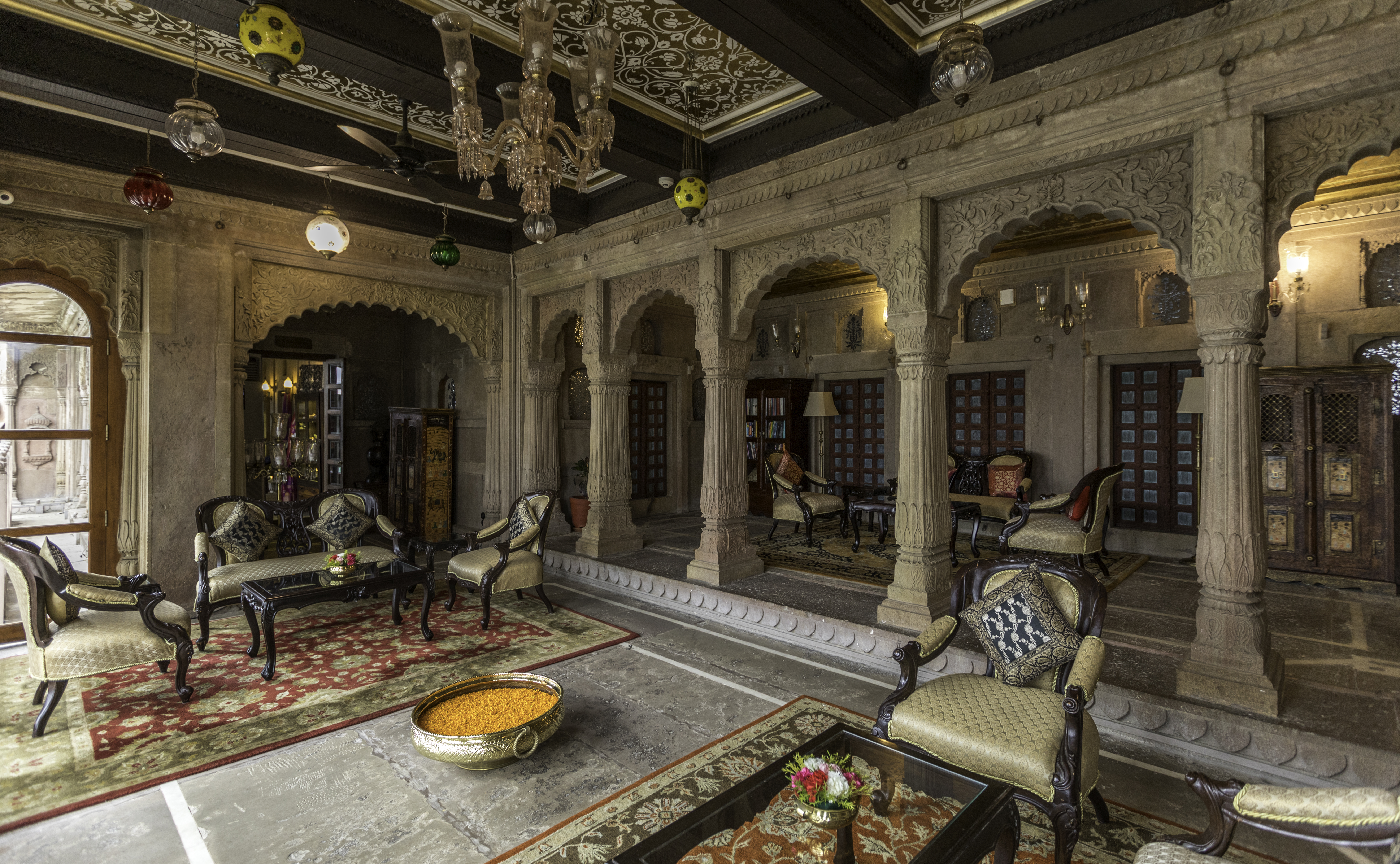 Inside the Brijrama Palace