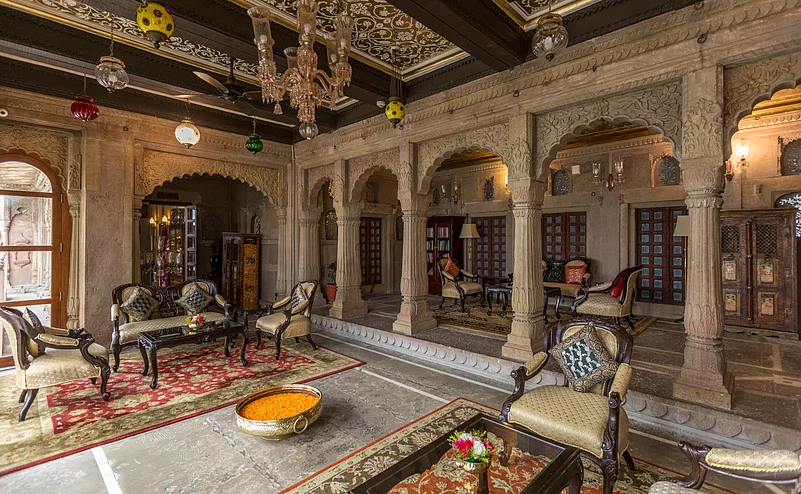 Inside the Brijrama Palace