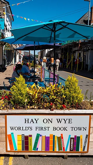 Graham King/Shutterstock : Hay-on-Wye in Wales is the worlds first book town