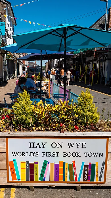 Graham King/Shutterstock : Hay-on-Wye in Wales is the worlds first book town