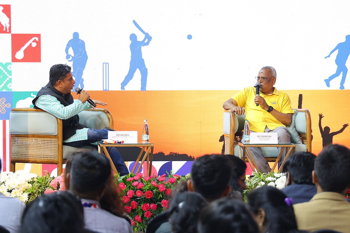 Boria Majumdar (left) and  Kasi Viswanathan (right)