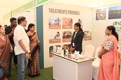 The trade section at the International Ayurveda and Wellness Conclave 2026