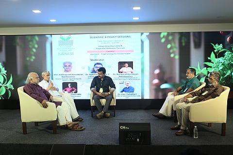 A glimpse from one of the panel discussions at the International Ayurveda and Wellness Conclave 2026