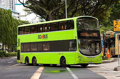 Wikimedia Commons : A double-decker bus (representative image)