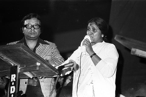 RD Burman and Asha Bhonsle