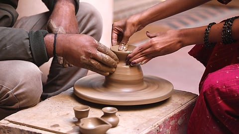 Pottery session at Padmaa, Jaipur