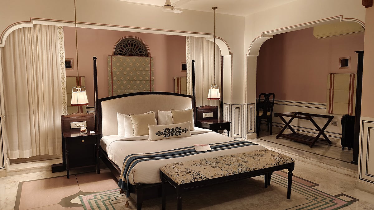 My luxury suite during my stay at Padmaa, Jaipur