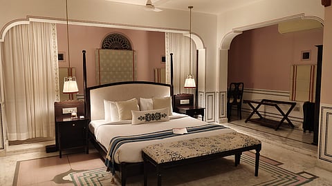 My luxury suite during my stay at Padmaa, Jaipur