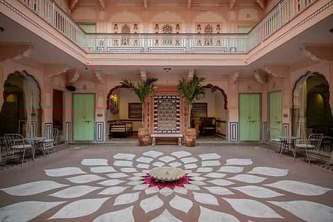 Courtyard at Padmaa, Jaipur