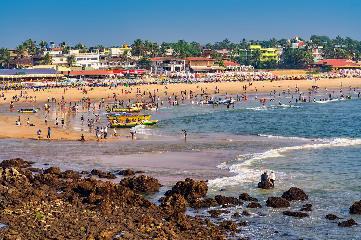 Baga Beach in North Goa
