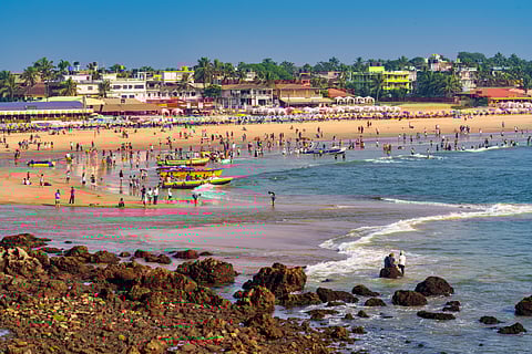 Baga Beach in North Goa