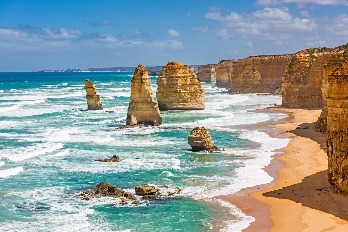 The Twelve Apostles along Australia’s Great Ocean Road