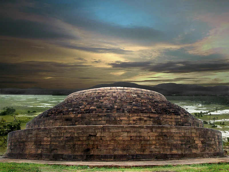 Stupa from Lalitgiri