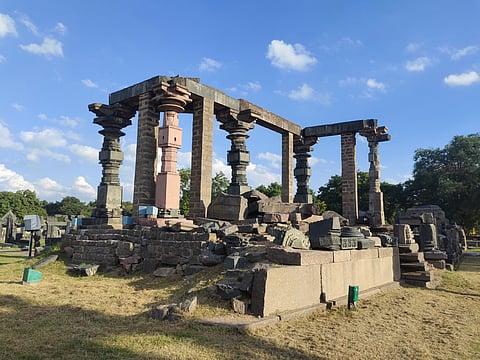 A shot from  Kakatiya fort