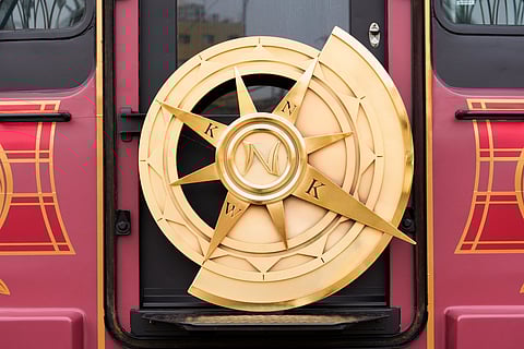 GRAN Tenku’s signature gold compass emblem