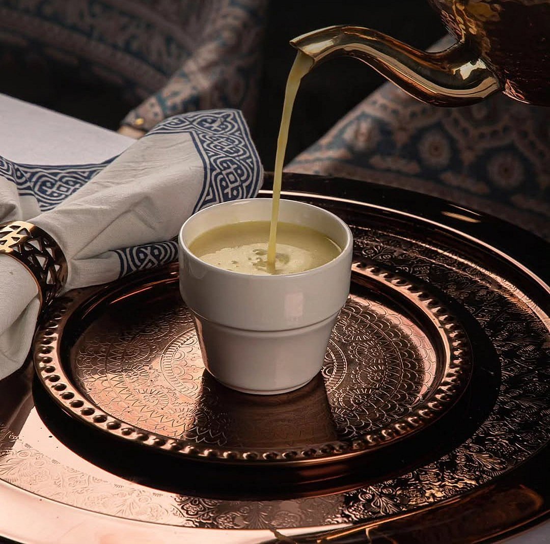 Makki ki Raab is a traditional Rajasthani warm, fermented drink made from maize (makki) flour, commonly consumed during winters for its health benefits