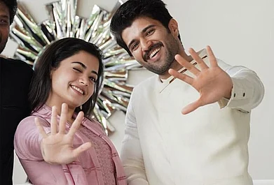 Image credit: X : Rashmika Mandanna and Vijay Deverakonda