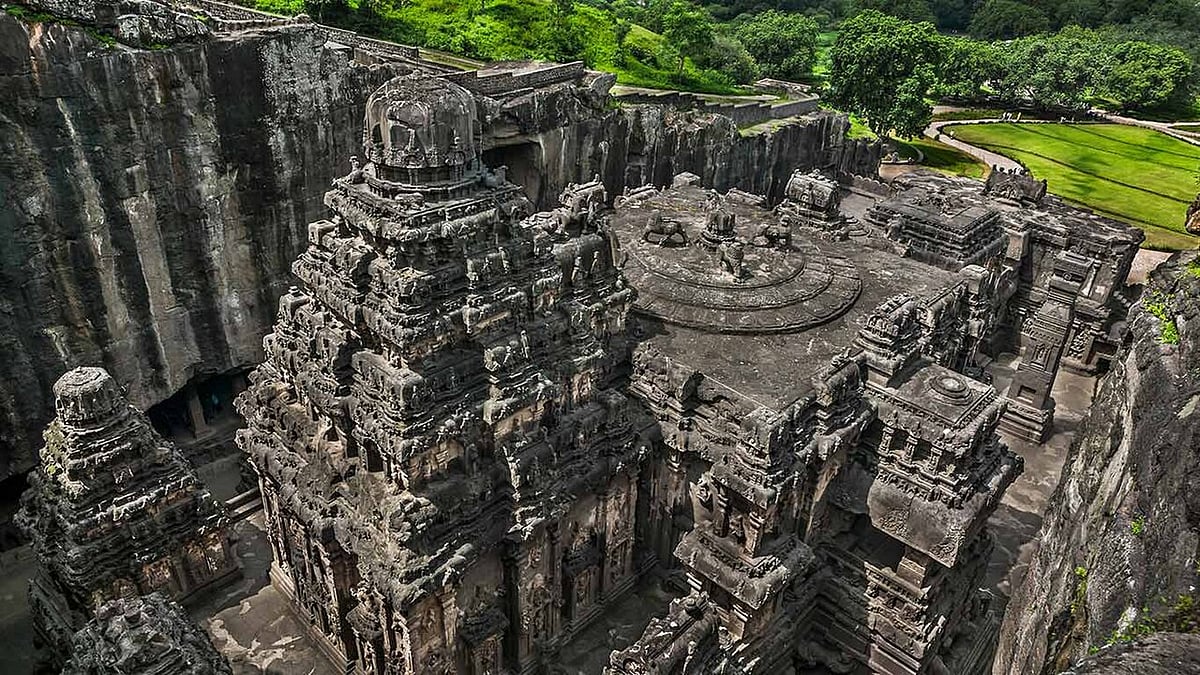 The Ellora Caves are a UNESCO-listed site