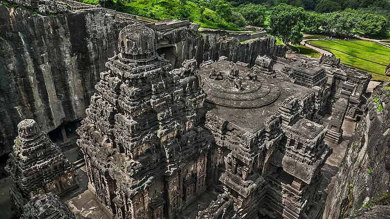 The Ellora Caves are a UNESCO-listed site