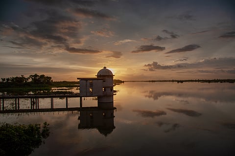 The banks of Godavari river in Paithan