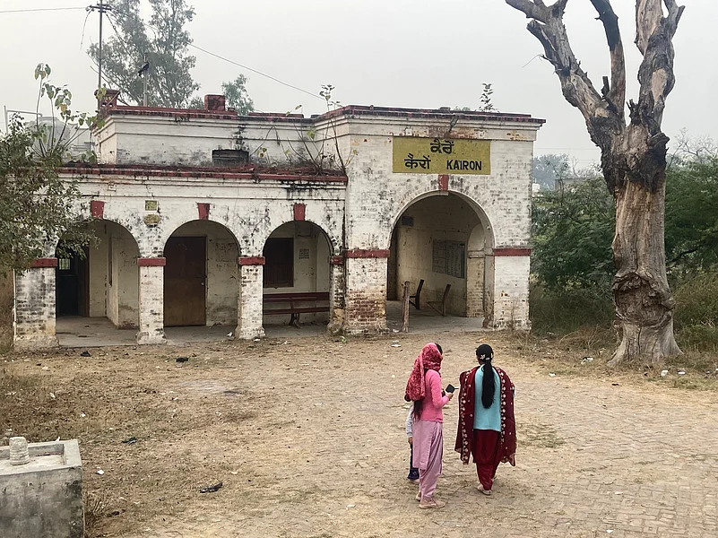 Kairon train station on the Amritsar to Khem Karan route