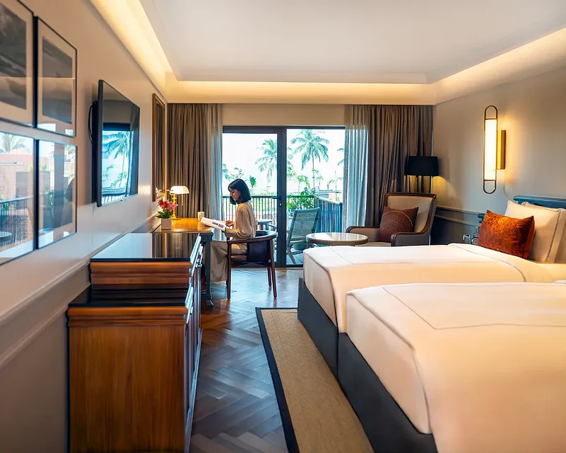 All rooms in the Ffort block offer stunning river views