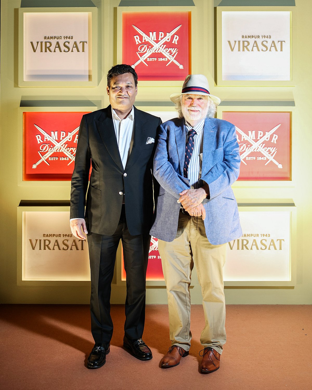 Supplied : Abhishek Khaitan with Jim Murray