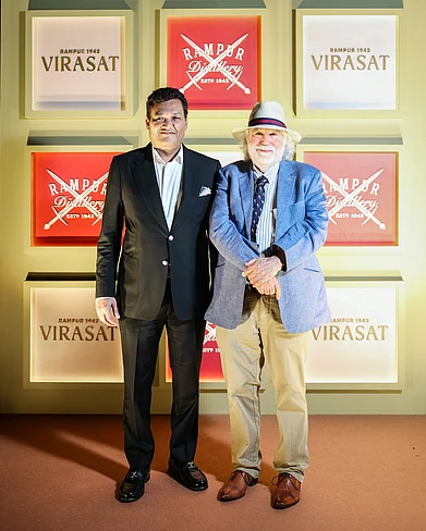 Supplied : Abhishek Khaitan with Jim Murray