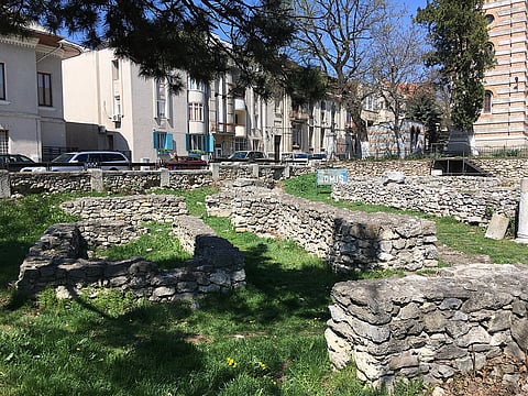 The urban residential area around the Romano-Byzantine city of Tomis (modern-day Constanța, Romania)