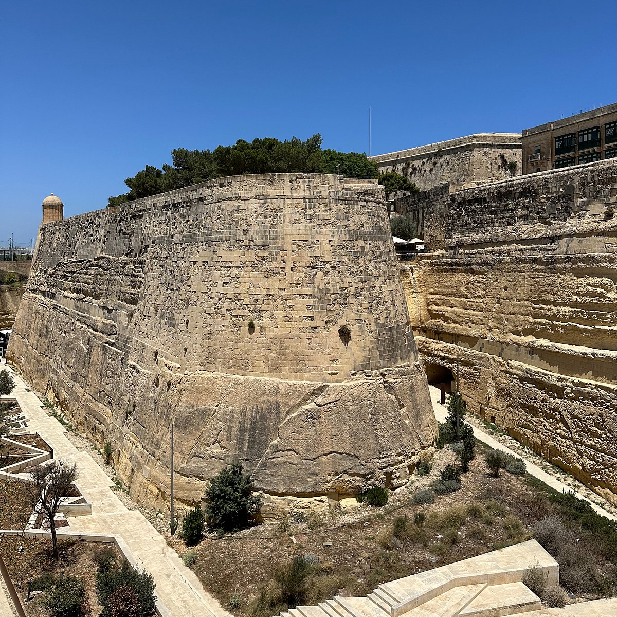 Valletta City Gate, the limestone bastions guarding Valletta’s entrance
