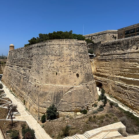 Valletta City Gate, the limestone bastions guarding Valletta’s entrance