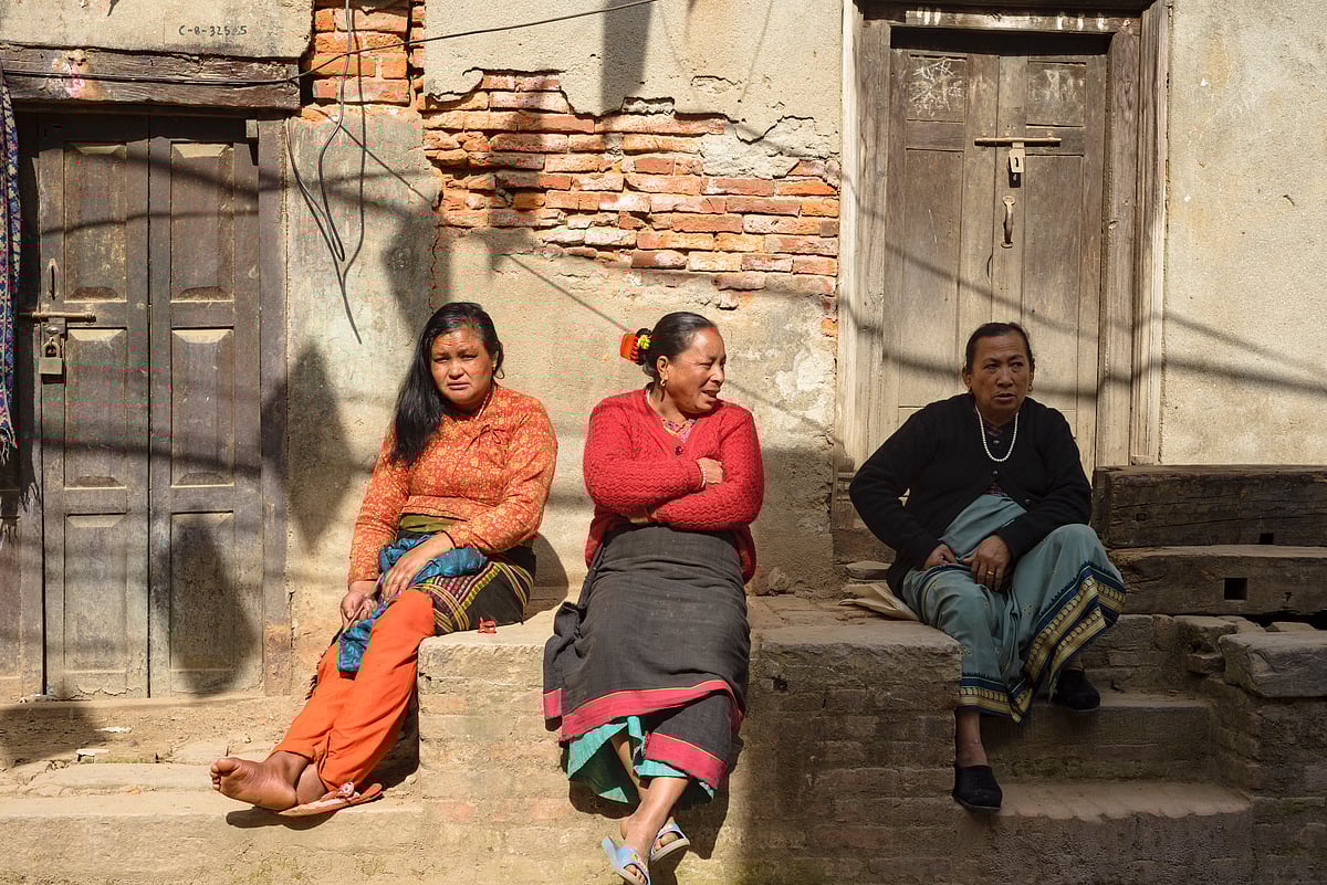 Local woman in Bhaktapur, Nepal
