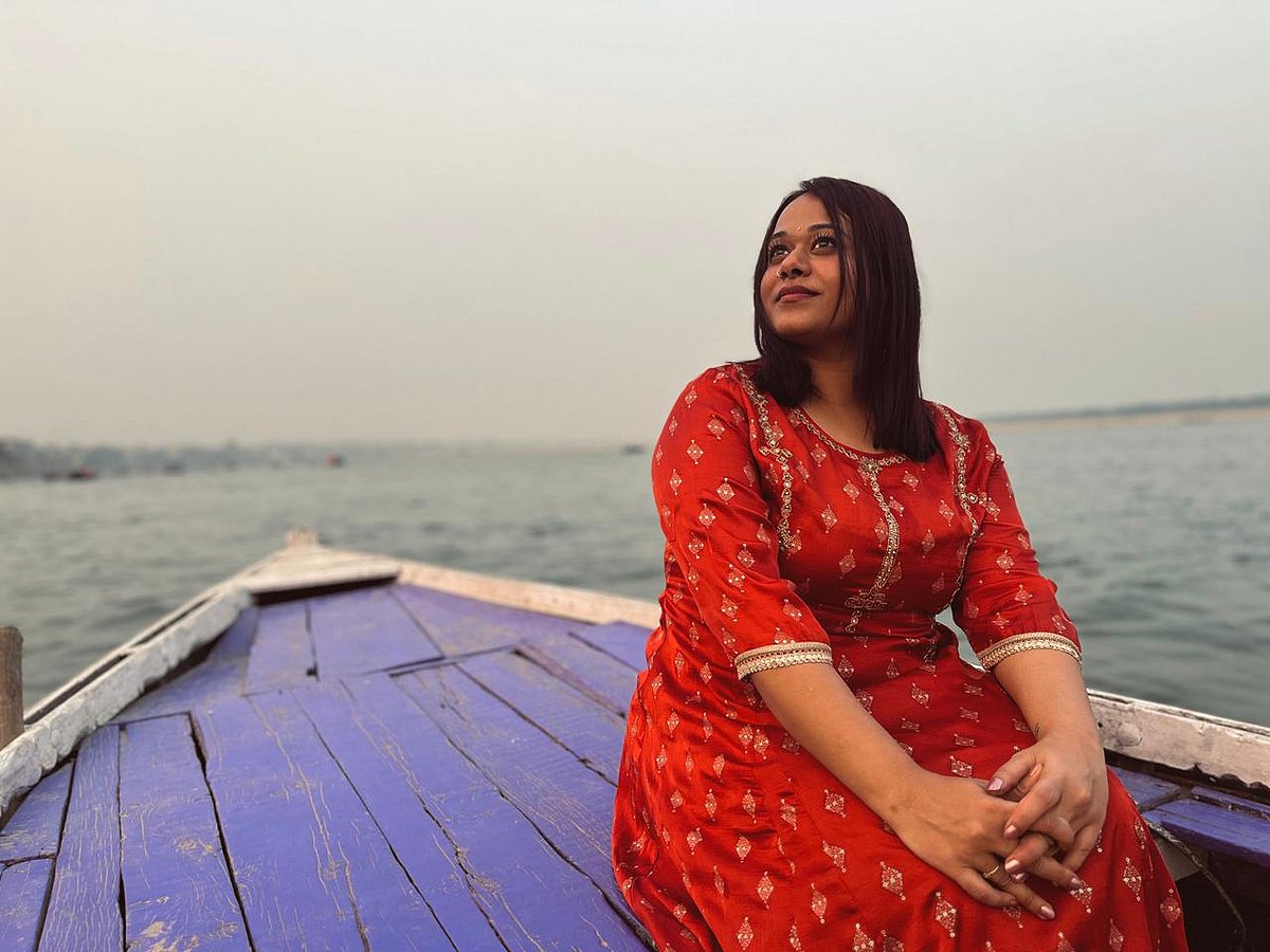A ferry ride along the Ganges offers a different perspective of Banaras and its iconic riverfront ghats