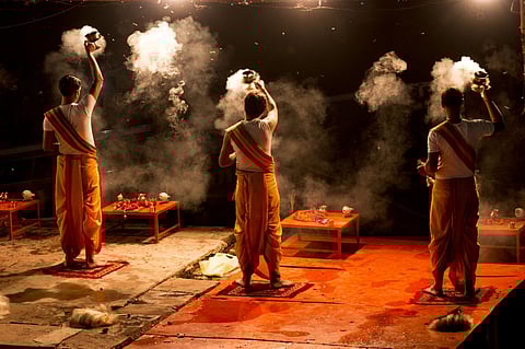 Evening Ganga Aarti in Varanasi