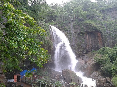 The Sahyadri ranges around Shivthar Ghal are dotted with waterfalls