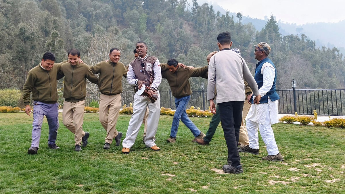 Joining the musical performance 