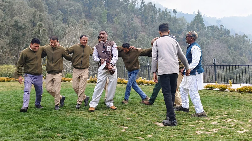 Joining the musical performance