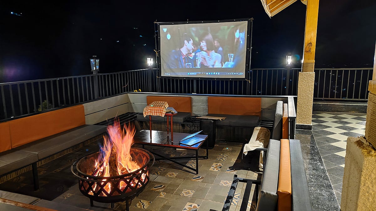 Movie under the stars at The Chamomile Estate