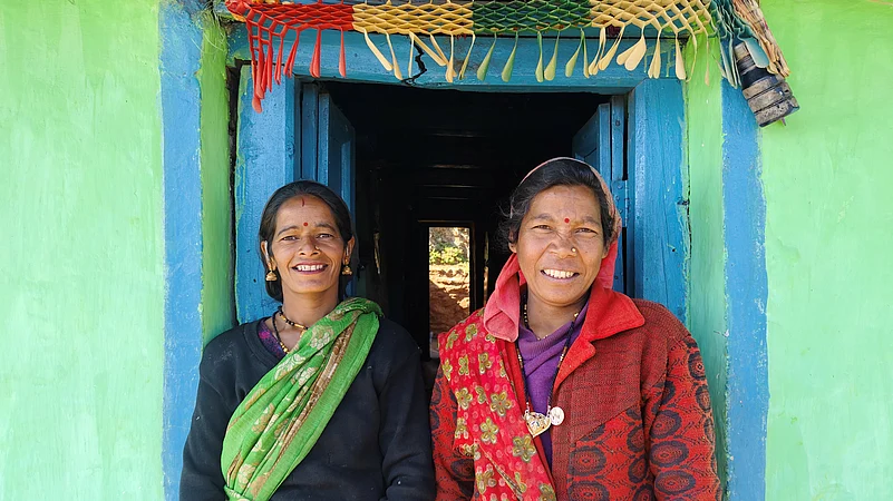 We shared homely conversations with the villagers at Guniyalekh