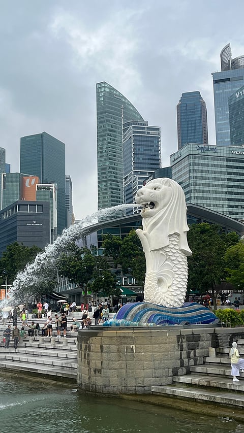 The iconic Merlion 