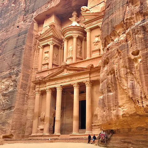 A shot of The Treasury